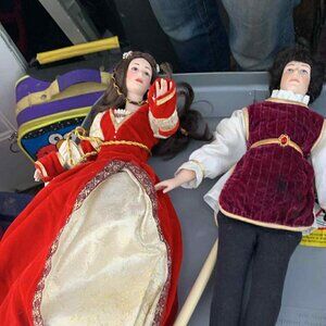 Franklin mint Romeo and Juliet vintage dolls